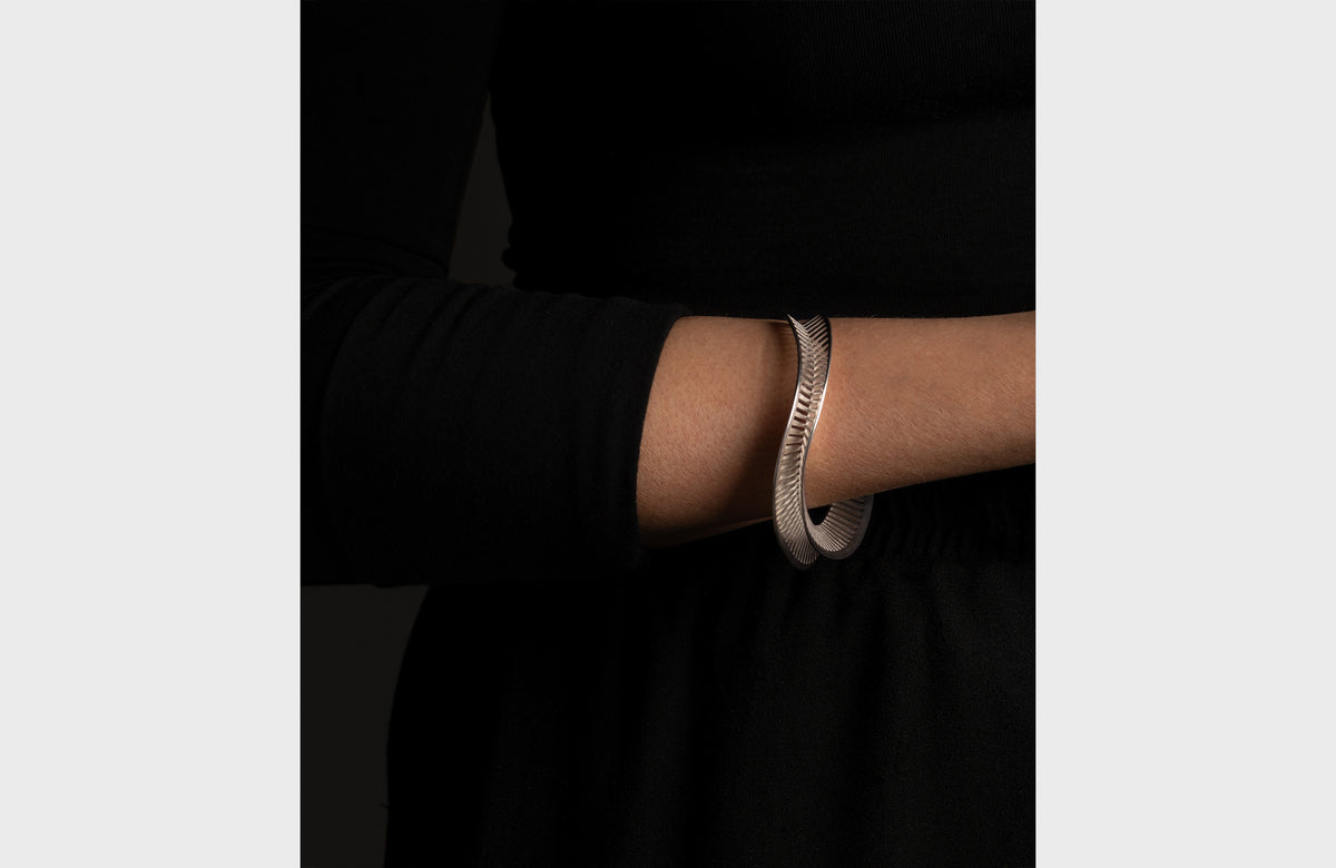 HELIX CUFF | STERLING SILVER