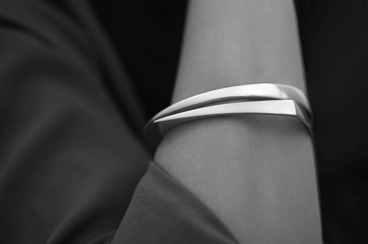 META BANGLE | STERLING SILVER