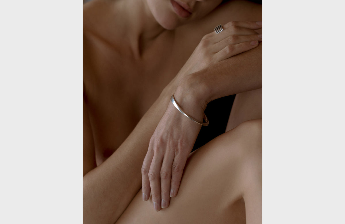 META BANGLE | STERLING SILVER
