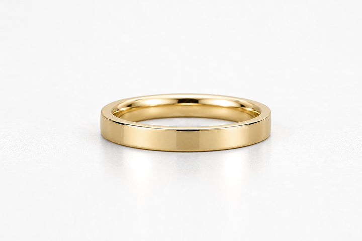 RECTANGULAR BAND | YELLOW GOLD