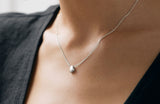 PEBBLE NECKLACE & EARRINGS SET - STERLING SILVER