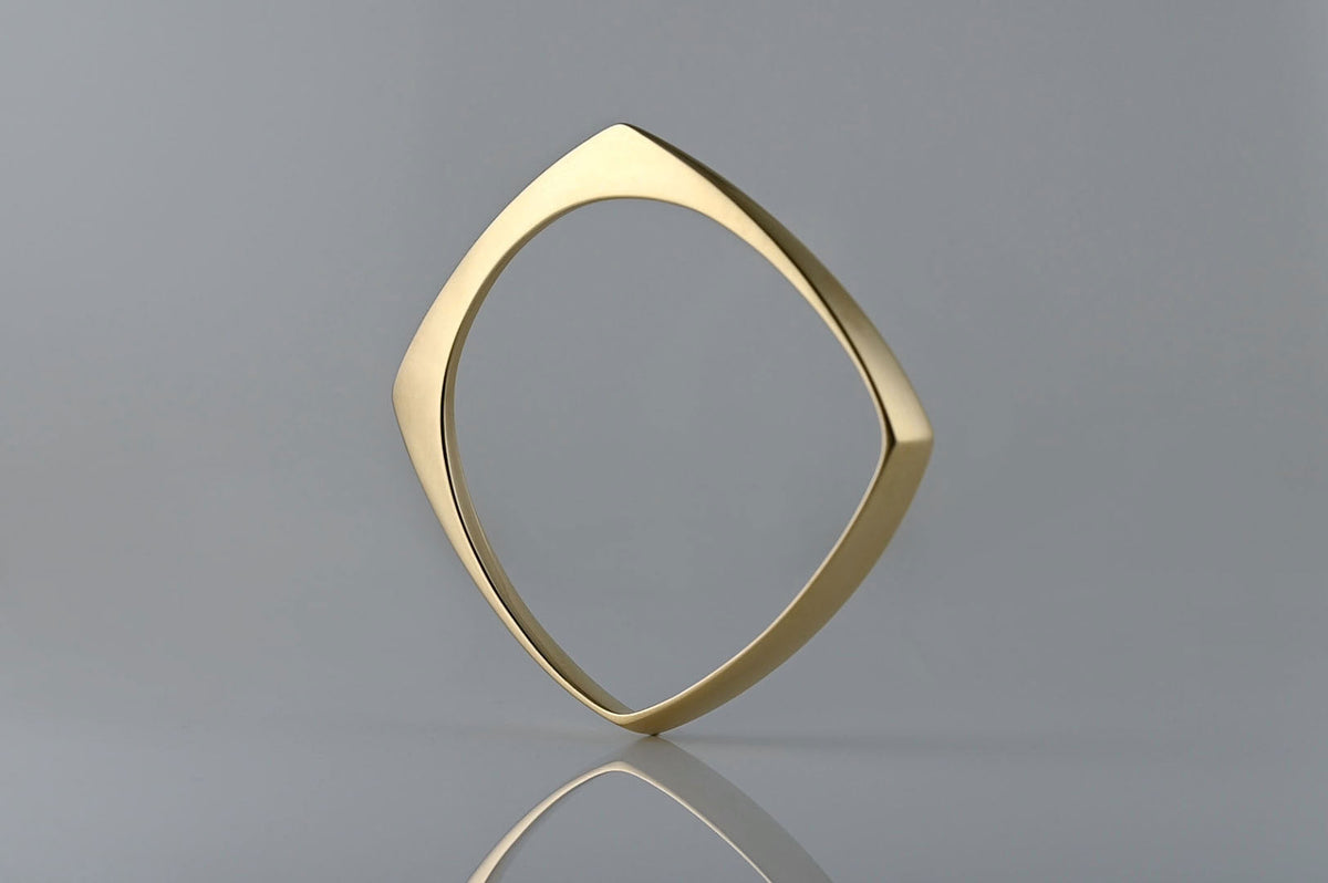 Sculptural Bronze Bangle